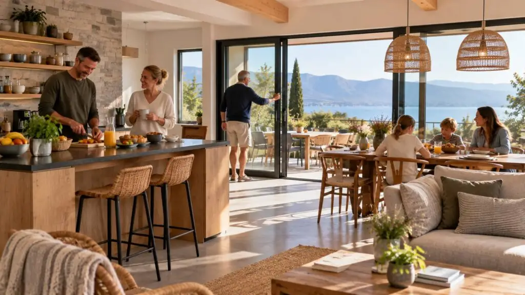 Luxe vakantiewoningen combineren voorzieningen, ruimte en comfort voor verschillende reisgezelschappen
