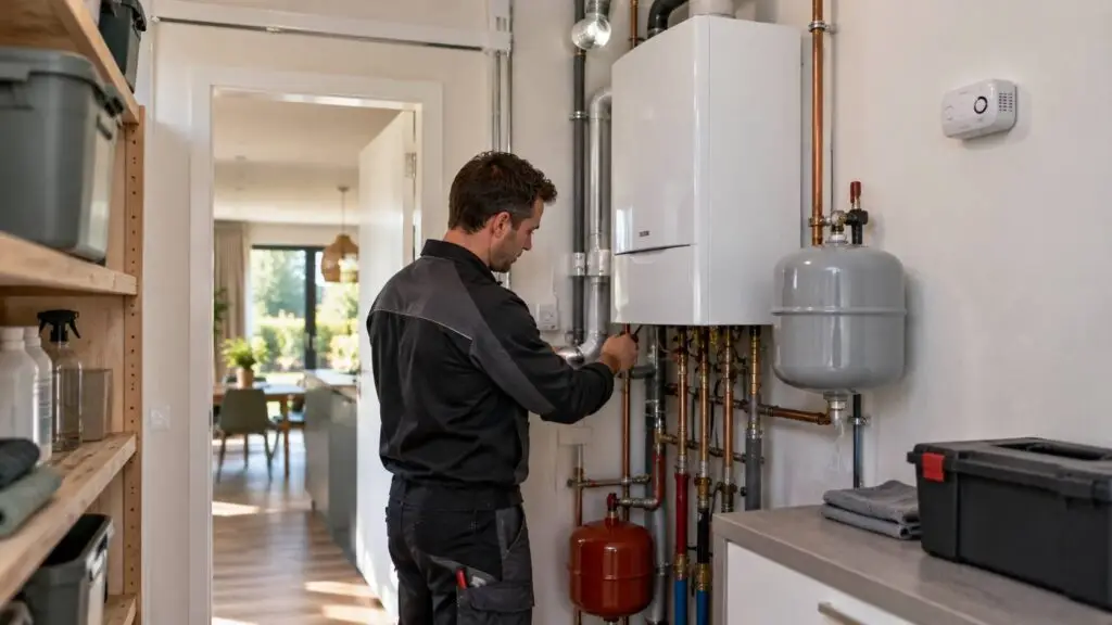 Veiligheid vakantiewoning met koolmonoxidemelder bij een verbrandingstoestel