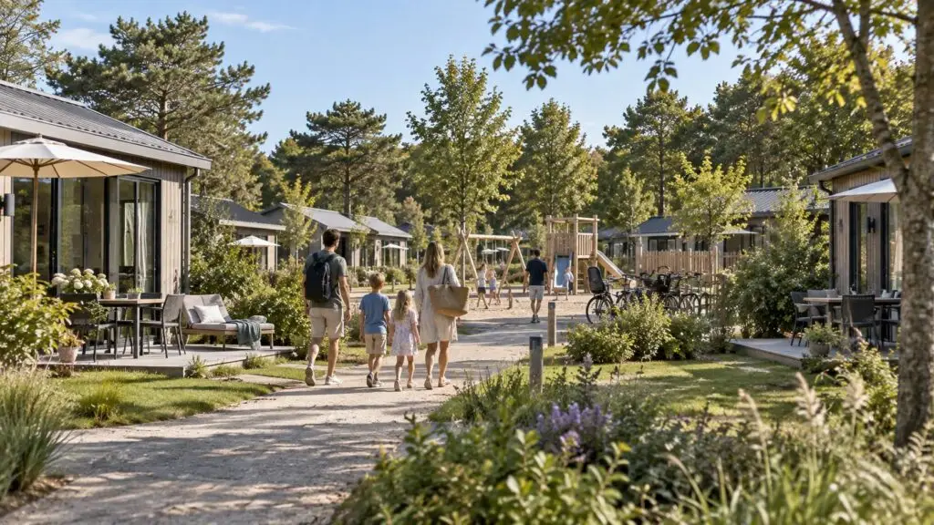 Vakantiewoning op vakantiepark of vrijstaand verschilt onder meer in gedeelde voorzieningen en privacy